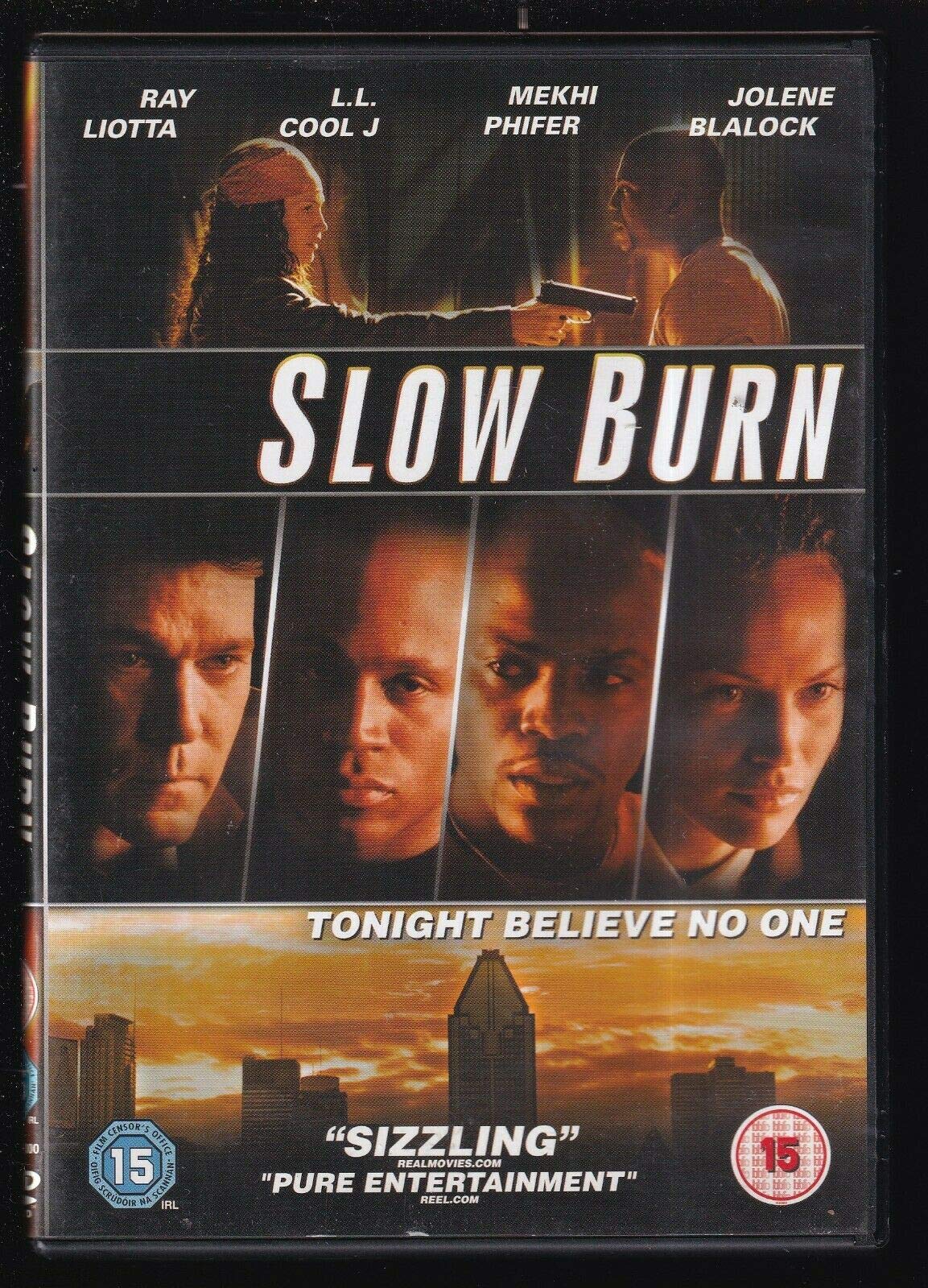 Slow Burn DVD – Thriller Movie with Isaiah Washington & Ray Liotta – Perfect for Movie Nights & Suspense Lovers