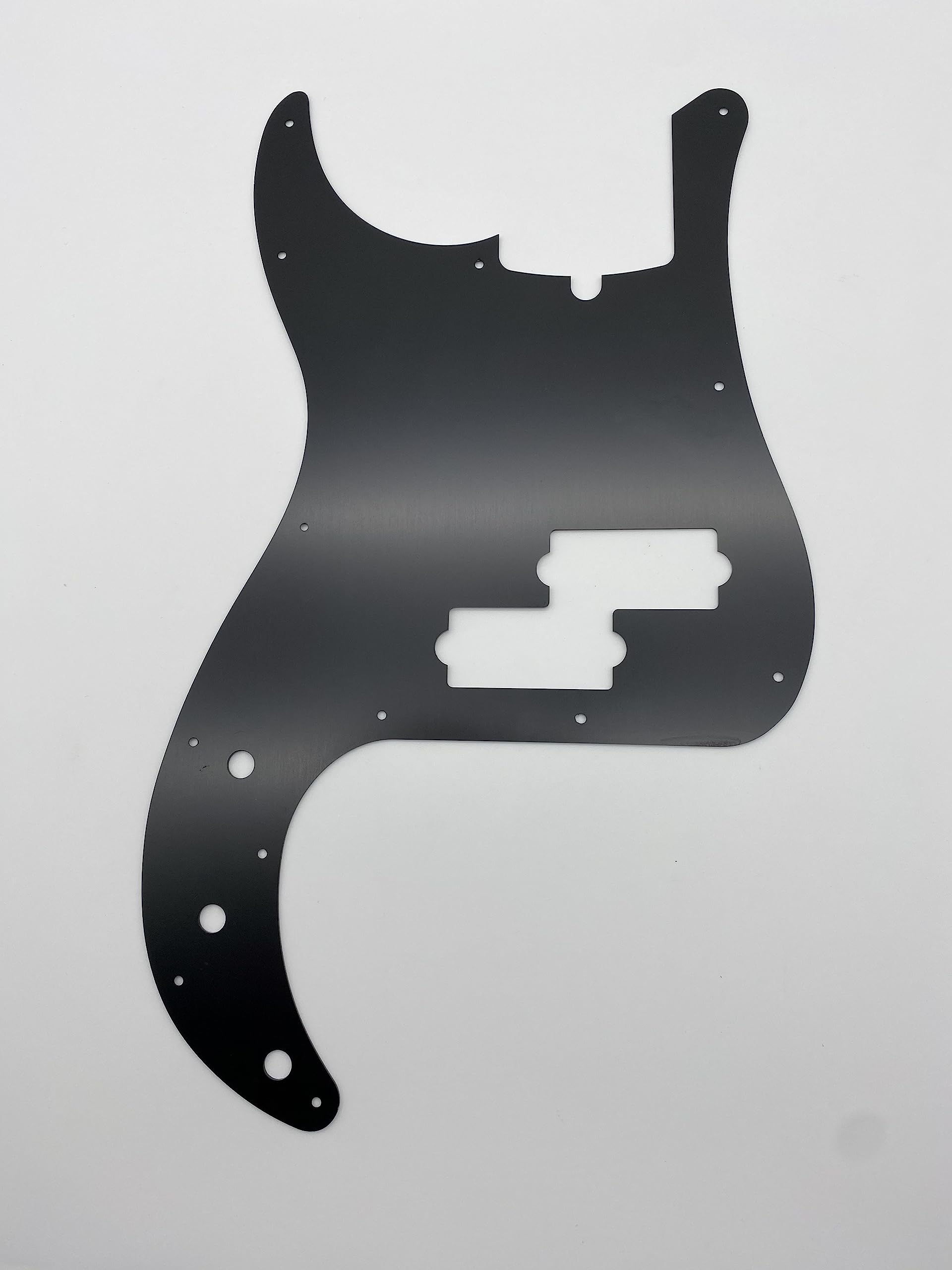 Fender PB P Bass Pickguard - 13 Hole Aluminum Alloy Scratch Plate for 4-String Electric Bass, Fits American & Mexican Models (Black) | Perfect for Guitar Upgrades & DIY Repairs