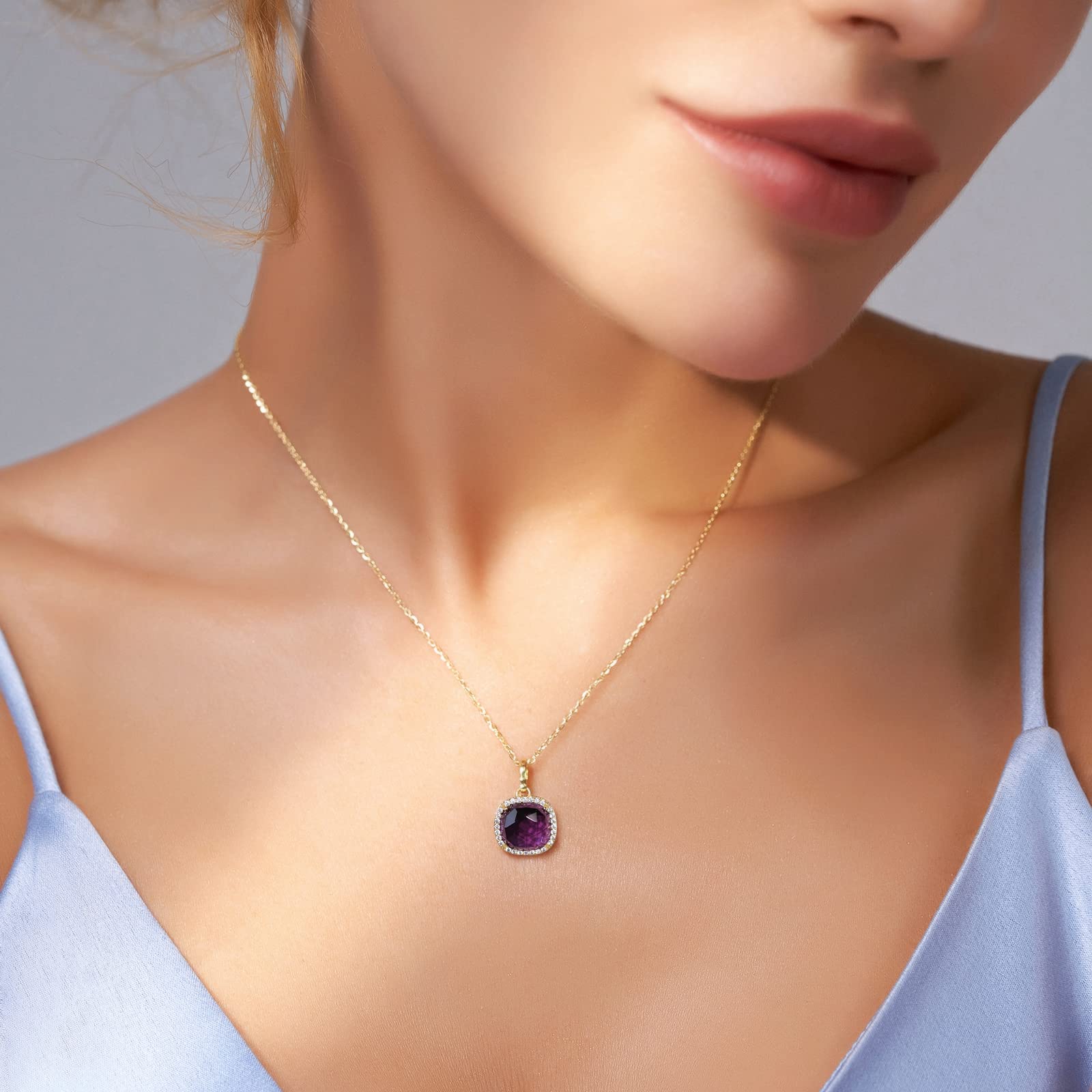 Jupiter Pendant Necklace for Women - Elegant Square Pendant Jewelry, Perfect Gift for Valentine's Day, Mother's Day & Birthdays | Ideal for Date Nights, Office Wear & Special Occasions