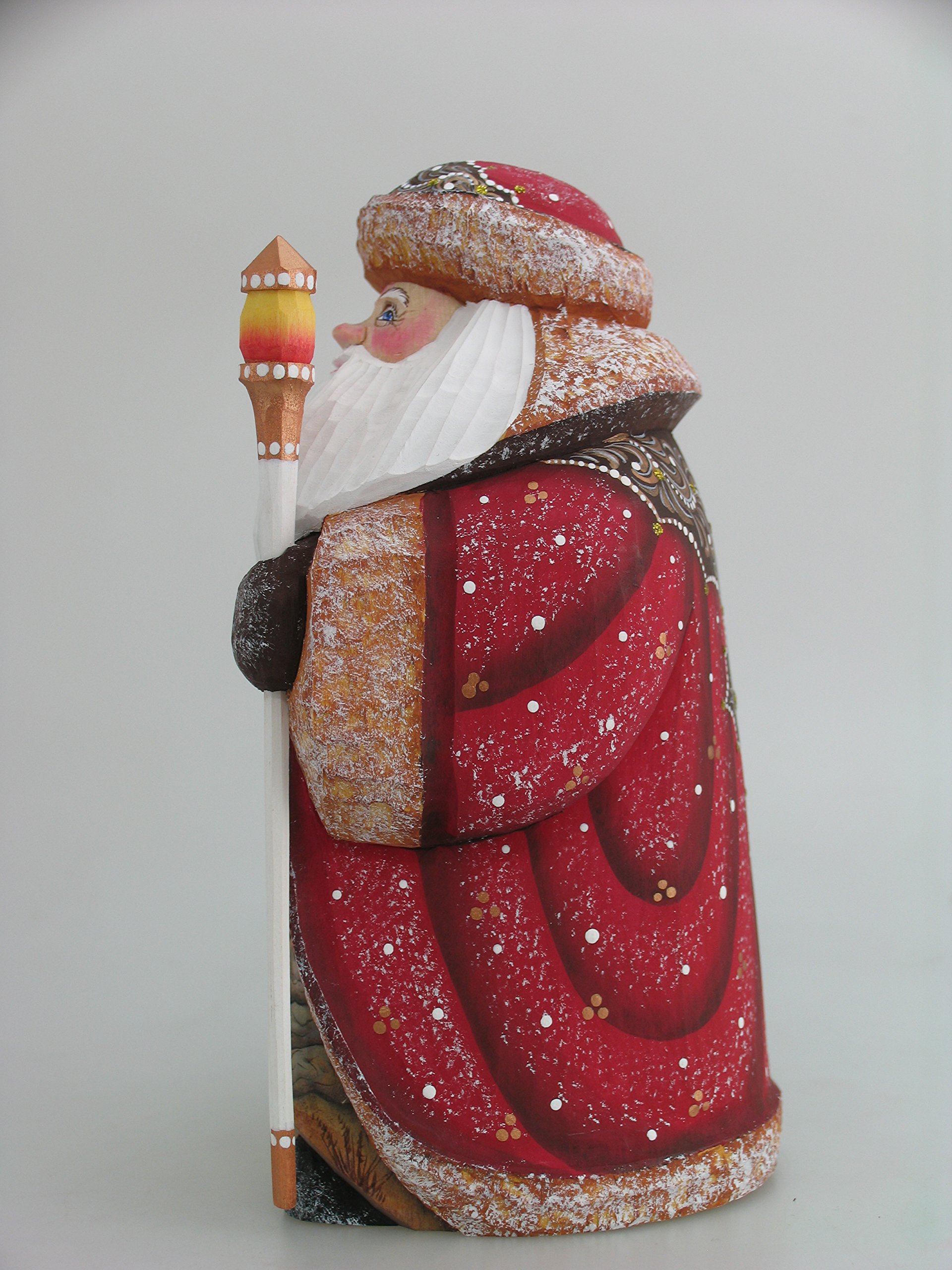 G. Debrekht Designocracy Nativity Wood Carved Figurine - Handcrafted Christmas Decoration, Holiday Home Décor & Religious Collectible (821460) - Perfect for Christmas Tree Ornaments, Mantel Displays & Gift Giving