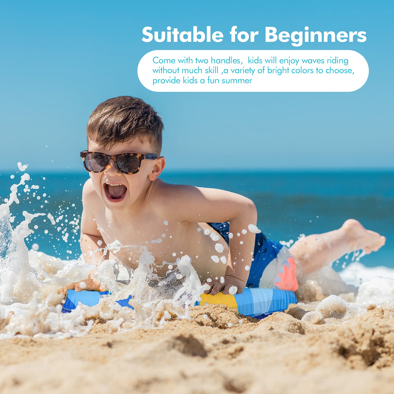 Inflatable Boogie Boards for Kids Ages 4-12 - 30