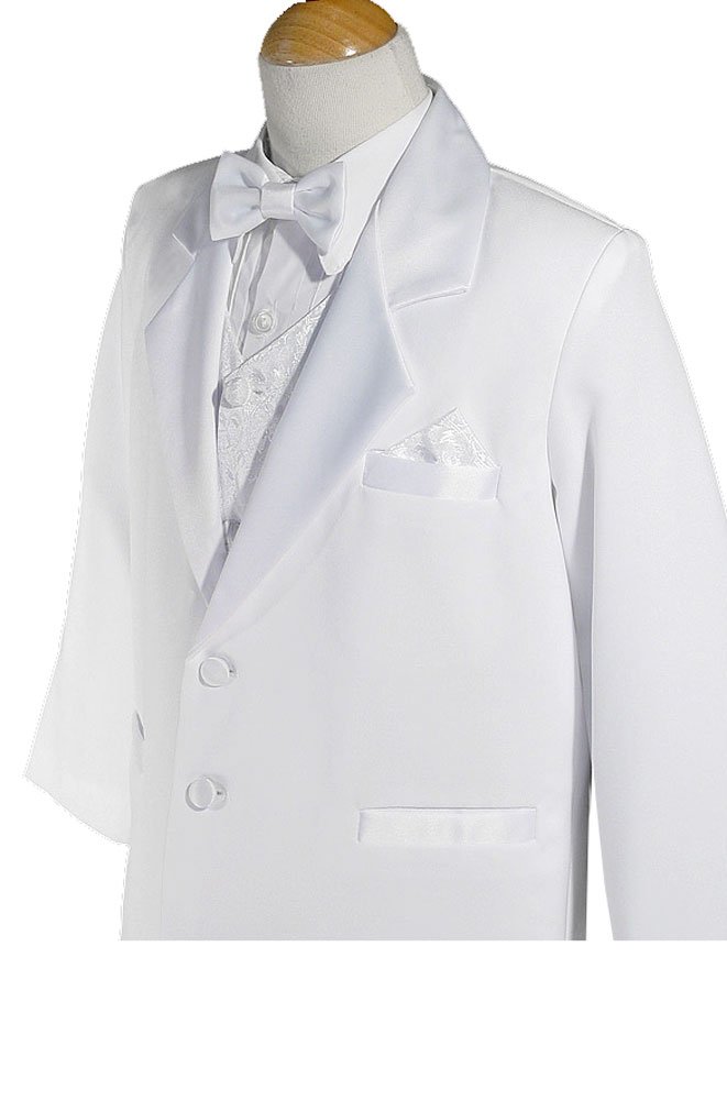 5-Piece Communion & Wedding Tuxedo Suit for Boys - Formal Attire for First Communion, Christening & Special Occasions
