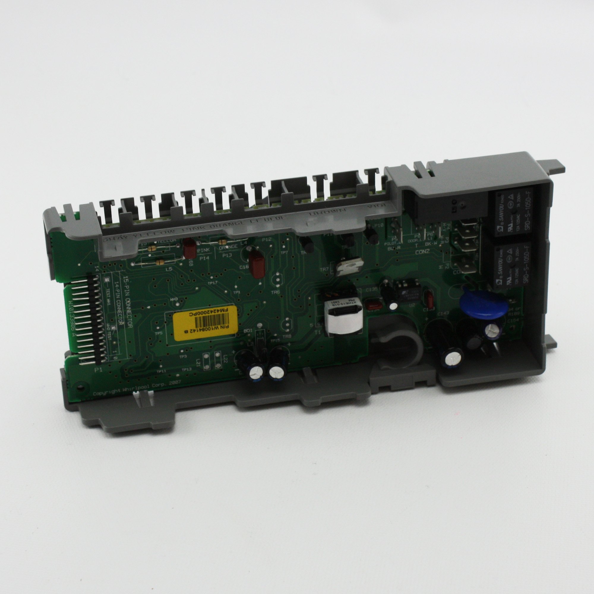 Whirlpool W10084142 Dishwasher Electronic Control Board Replacement Part - Compatible with Various Whirlpool Dishwasher Models for Easy DIY Repair