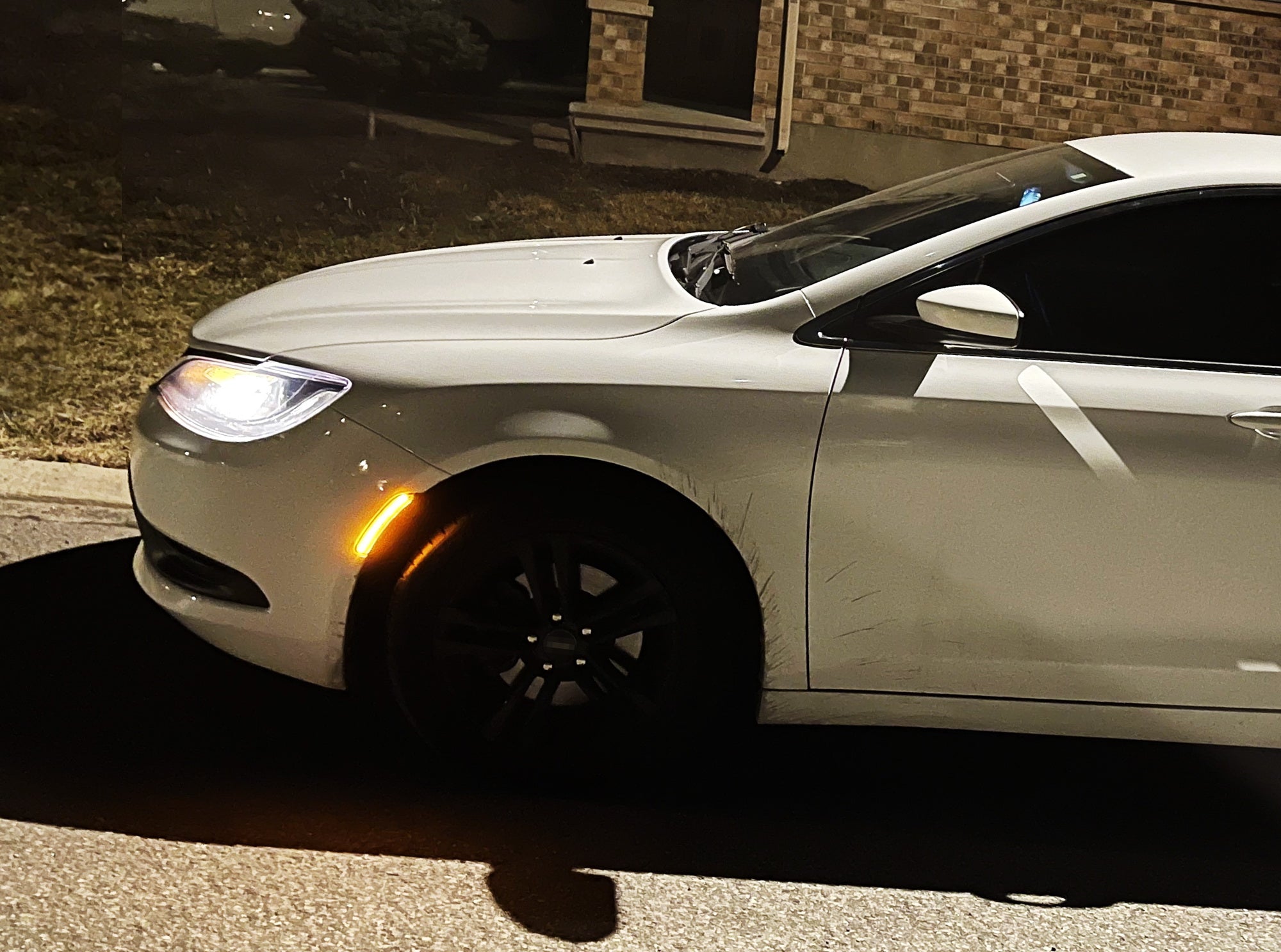 Amber/Red Full LED Side Marker Light Kit for Chrysler 200 - Clear Lens, Durable & Bright - Perfect for Night Driving & Enhanced Vehicle Visibility