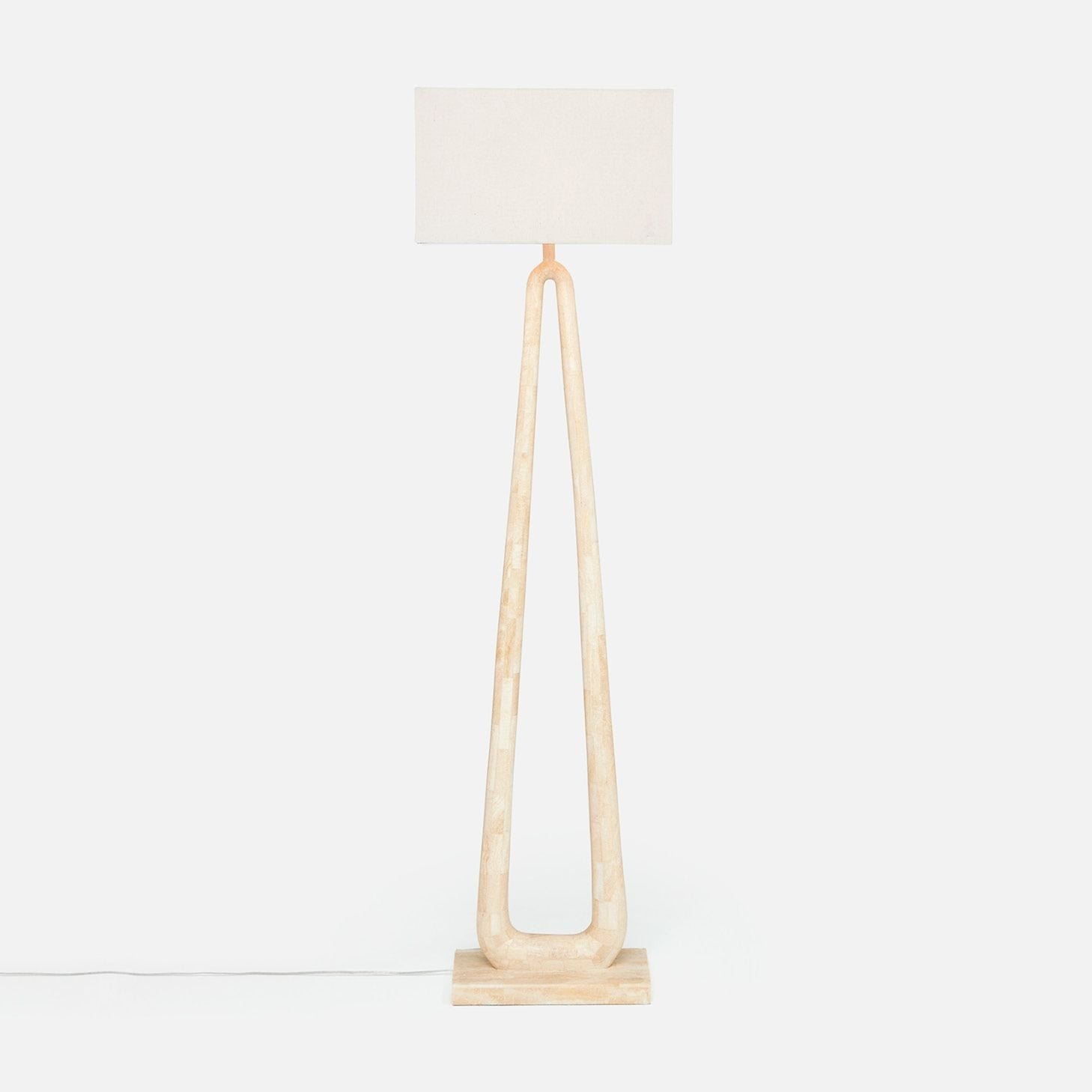 Modern Wellington Floor Lamp - Adjustable Height LED Standing Light for Living Room, Bedroom & Office - Warm White & Cool White Dimmable Lighting for Reading & Relaxation