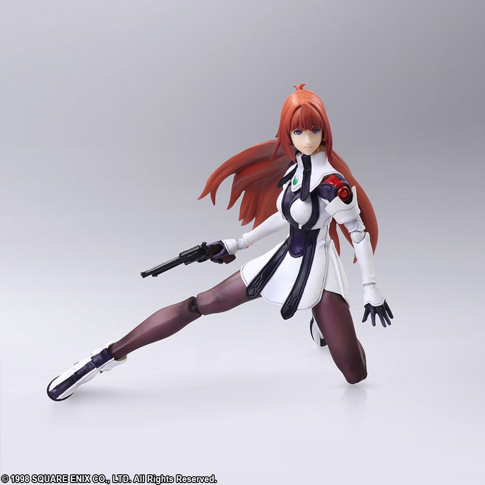 Bring Arts Xenogears Elhayym Van Houten Action Figure - Square Enix Collectible Anime Model for Display & Gaming Fans - Perfect for Shelf Decoration, Anime Conventions & RPG Game Collections