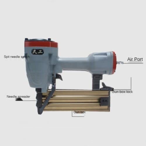 Pneumatic Steel Nail Gun - Heavy Duty ST64 Cement Nail Gun for Concrete, Wood & Metal | Perfect for Construction, Roofing & Framing Projects