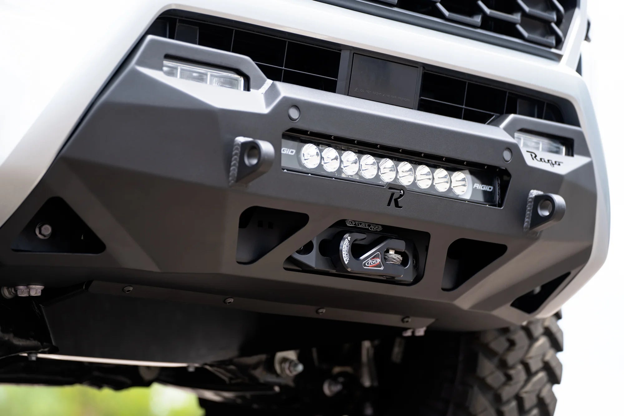 Rago Fabrication Center Mount Winch Front Bumper for 2024+ Toyota Tacoma | Heavy-Duty Off-Road Protection | Perfect for Trail Riding & Rock Crawling
