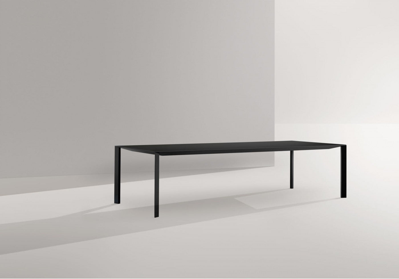 Midj Akashi Solid Wood Dining Table - 6 Seater Fixed Length Modern Kitchen Table for Family Gatherings & Dinner Parties