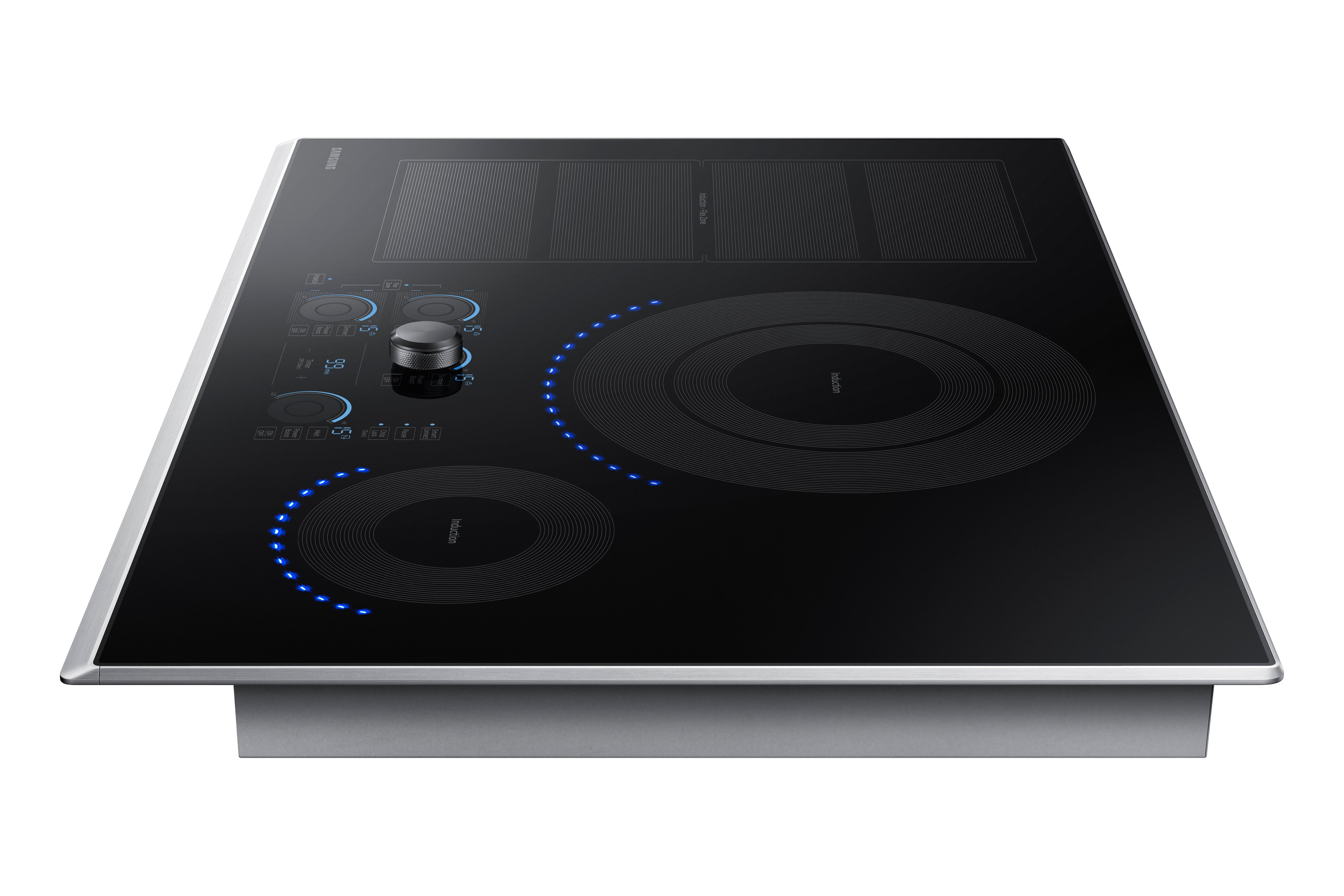 Samsung NZ30K7880UG/AA 30-Inch Black Stainless Steel Induction Cooktop - Perfect for Modern Kitchens & Fast Cooking