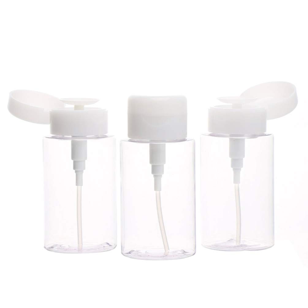 Beaupretty 4-Pack Mini Travel Bottles with Pump Dispenser - 2oz Refillable Leak-Proof Containers for Lotion, Hand Soap, Shampoo & Cosmetic Foam | Perfect for Toiletries, Makeup Remover & Travel Accessories (White)