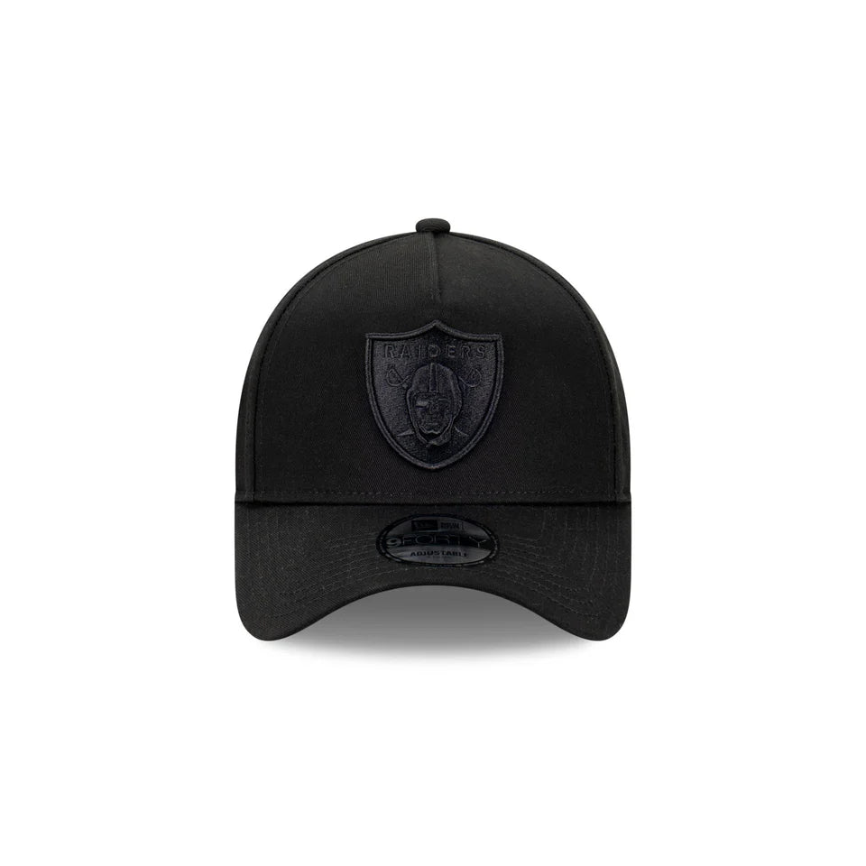Las Vegas Raiders Black 9FORTY Adjustable Snapback Hat by New Era - Perfect for NFL Games, Sports Events & Streetwear Fashion
