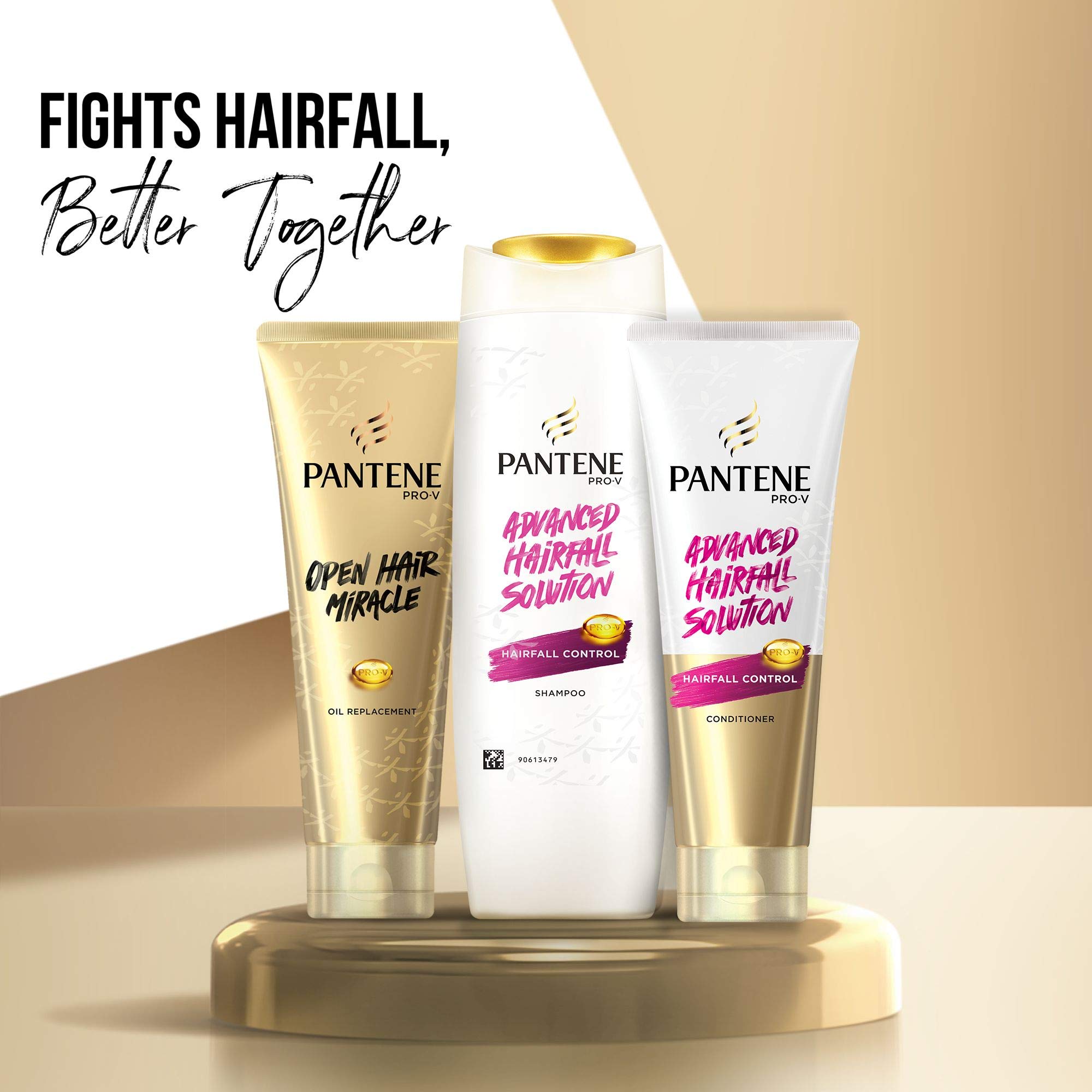 Pantene Advanced Unscented Hair Fall Solution Anti Hair Fall Conditioner 100ml - 1 Count - Gentle Hair Loss Treatment for Men & Women - Perfect for Daily Use & Sensitive Scalp Care