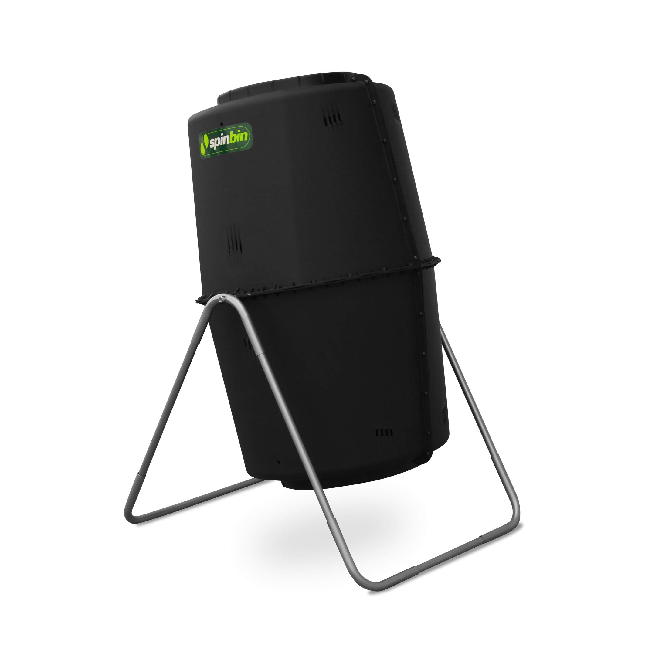 60 Gallon Outdoor Compost Tumbler - Rotating Garden Composter Bin for Organic Waste (Black) | Easy Aerating Composting System for Backyard, Garden & Sustainable Living