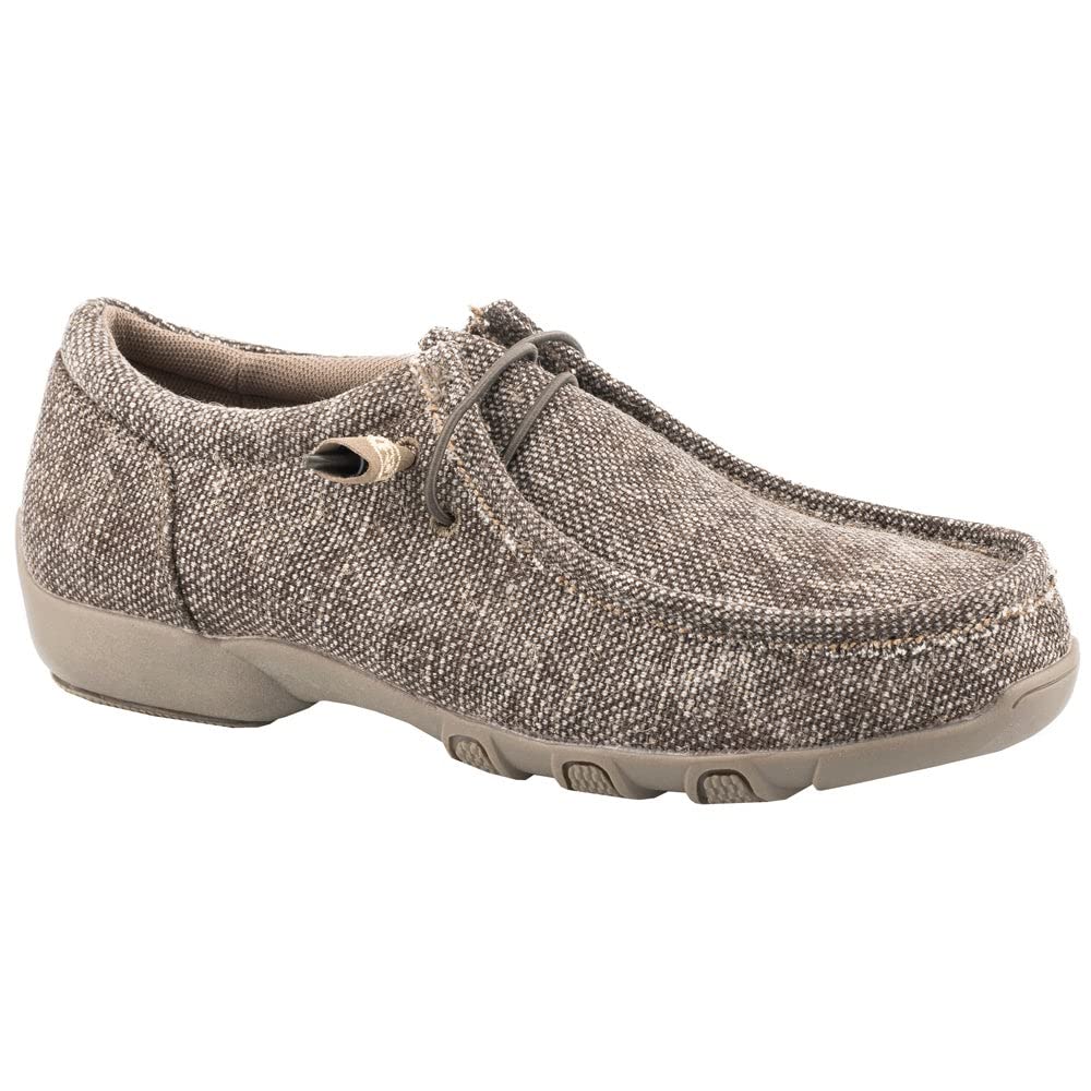ROPER Women's Chillin Moccasins Flats - Soft Slip-On Casual Shoes for Women, Comfortable Indoor/Outdoor House Slippers - Brown | Perfect for Lounging, Errands & Cozy Home Wear