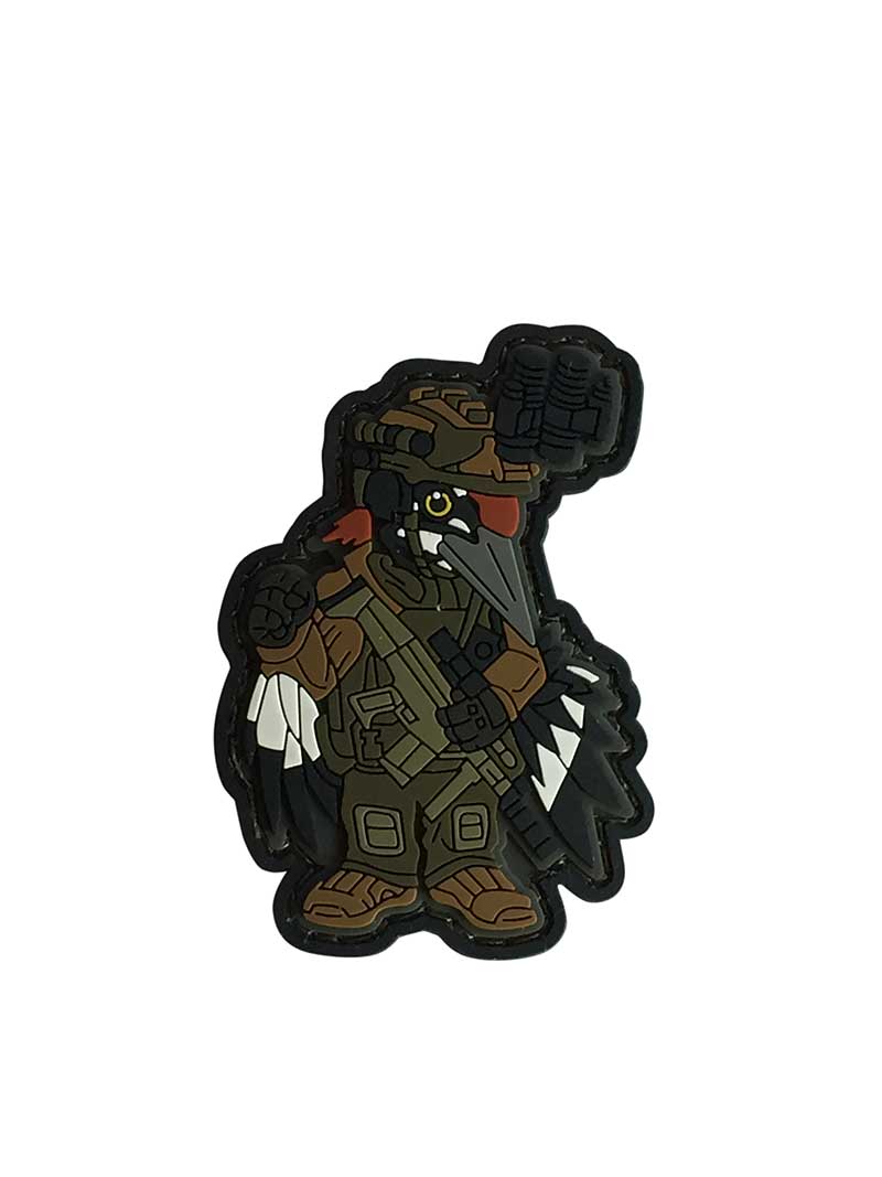 SGT. Pecker PVC Patch - Durable Military Style Embroidered Patch for Jackets, Hats & Bags - Perfect for Tactical Gear, Outdoor Enthusiasts & Collectors