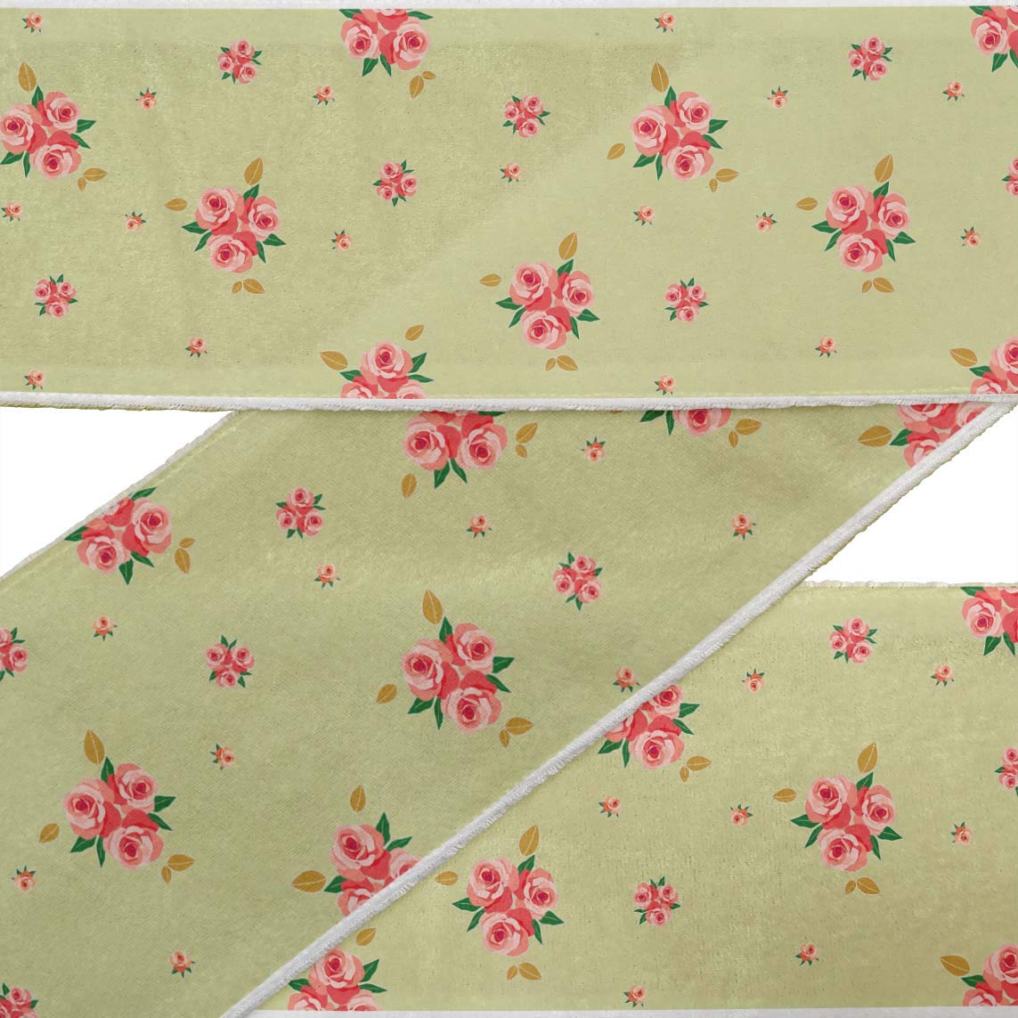 IndianBeautifulArt 9-Yard Dupion Fabric Lace - 3