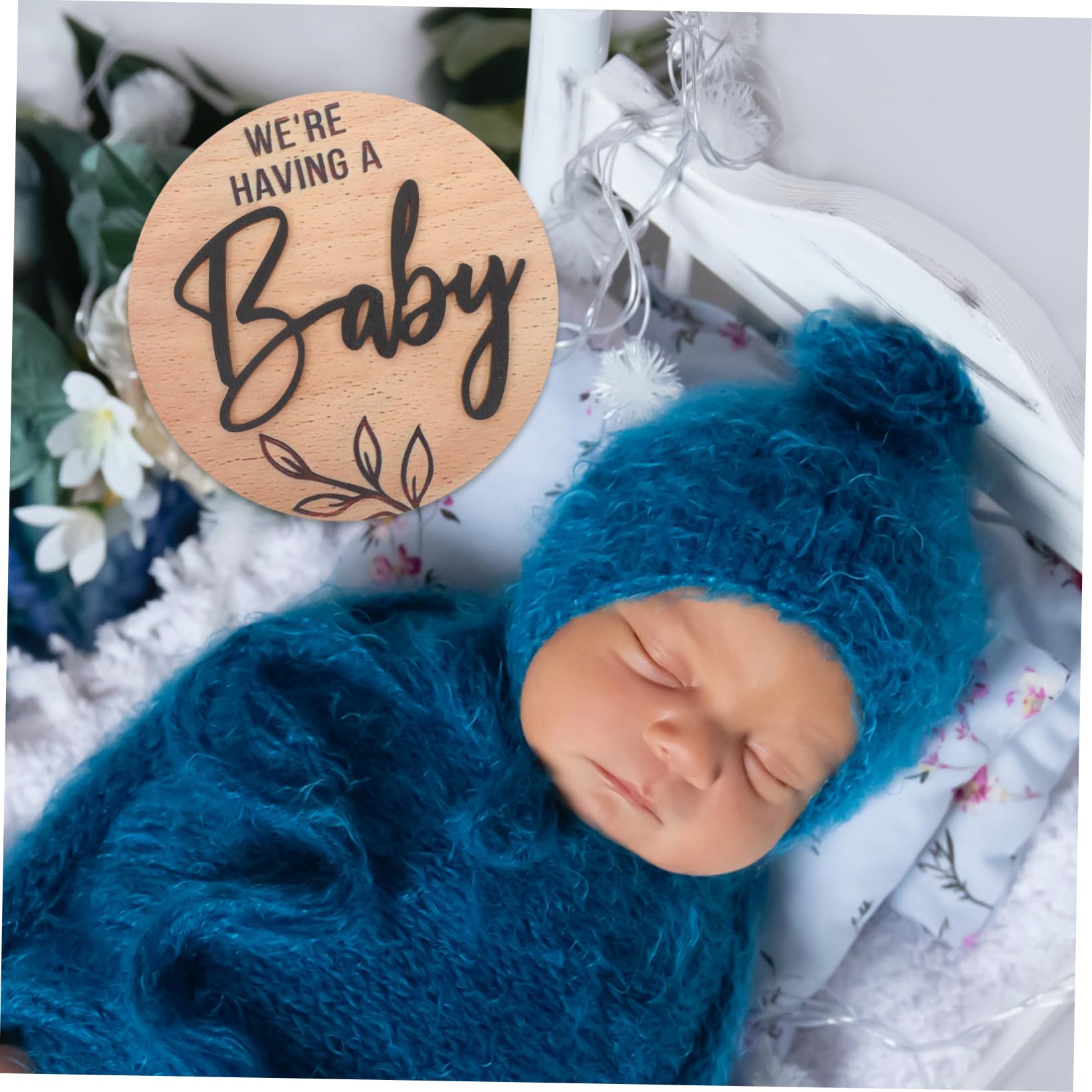 HEMOTON Baby Birth Announcement Sign - Nursery Decor for Newborns | Baby Shower Gift