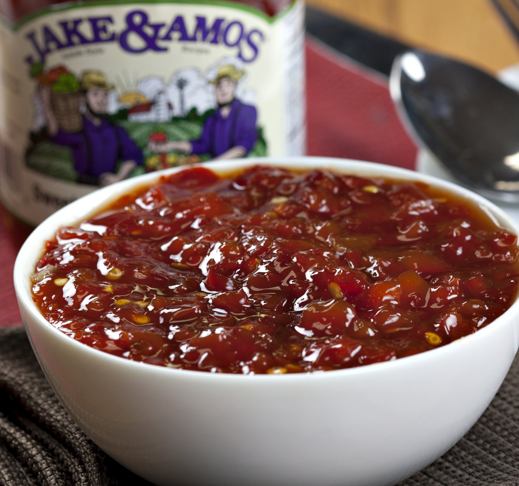 Jake & Amos Sweet & Hot Pepper Relish - 18 oz (3 Jars) - Spicy & Tangy Condiment for Burgers, Hot Dogs & Sandwiches
