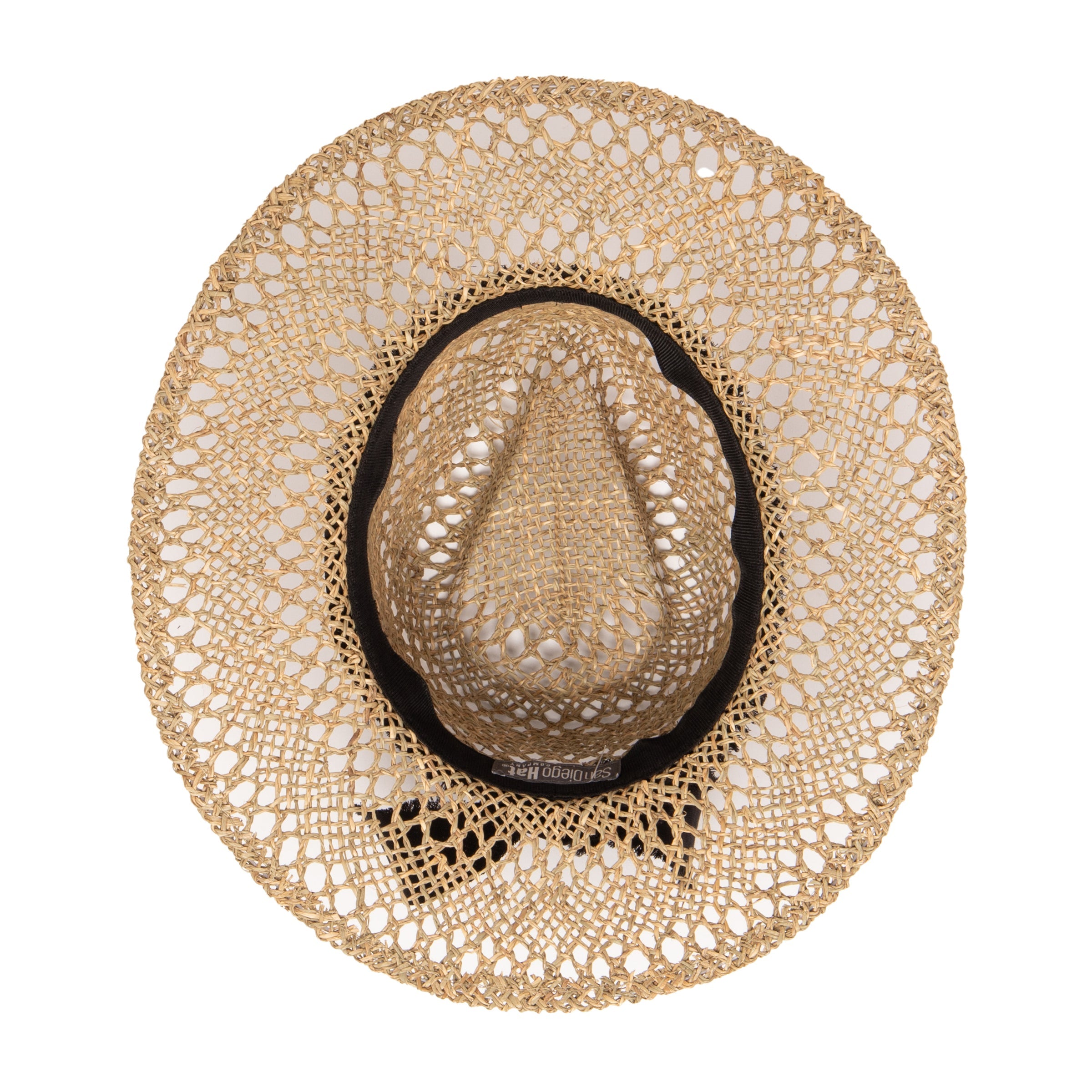 Stylish By The Sea Open Weave Fedora Hat for Women - Perfect for Beach Vacations, Summer Outings & Outdoor Adventures