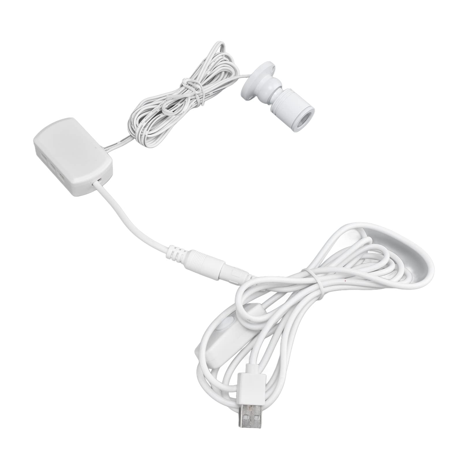 Okuyonic Dimmable LED Under Cabinet Lighting - USB Powered, DIY Decorative Soft Light for Kitchen, Closet & Display Cases - 3 Easy Installation Methods (Pack of 5) - Perfect for Home Storage, Retail Shelves & Cabinet Illumination