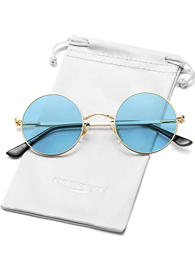 Silver/Clear Blue