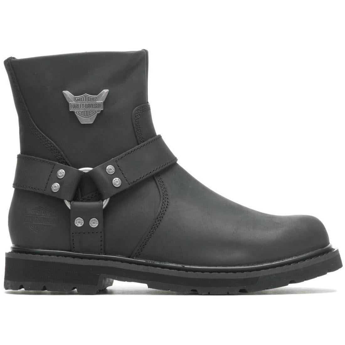 Harley Davidson Rambert Black D93491 Motorcycle Gloves - Durable Leather Biker Gloves for Men & Women - Perfect for Riding, Cruising & Motorcycle Adventures