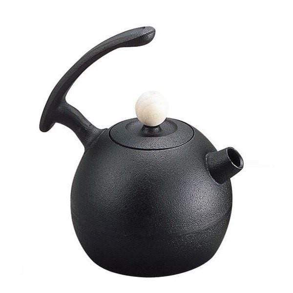 Premium Ikenaga Cast Iron Tetsubin Kettle - Japanese Traditional Round Teapot with Modern Design for Tea Brewing, Home Decor & Gift Giving - Perfect for Matcha, Loose Leaf Tea Ceremonies & Cozy Kitchen Use