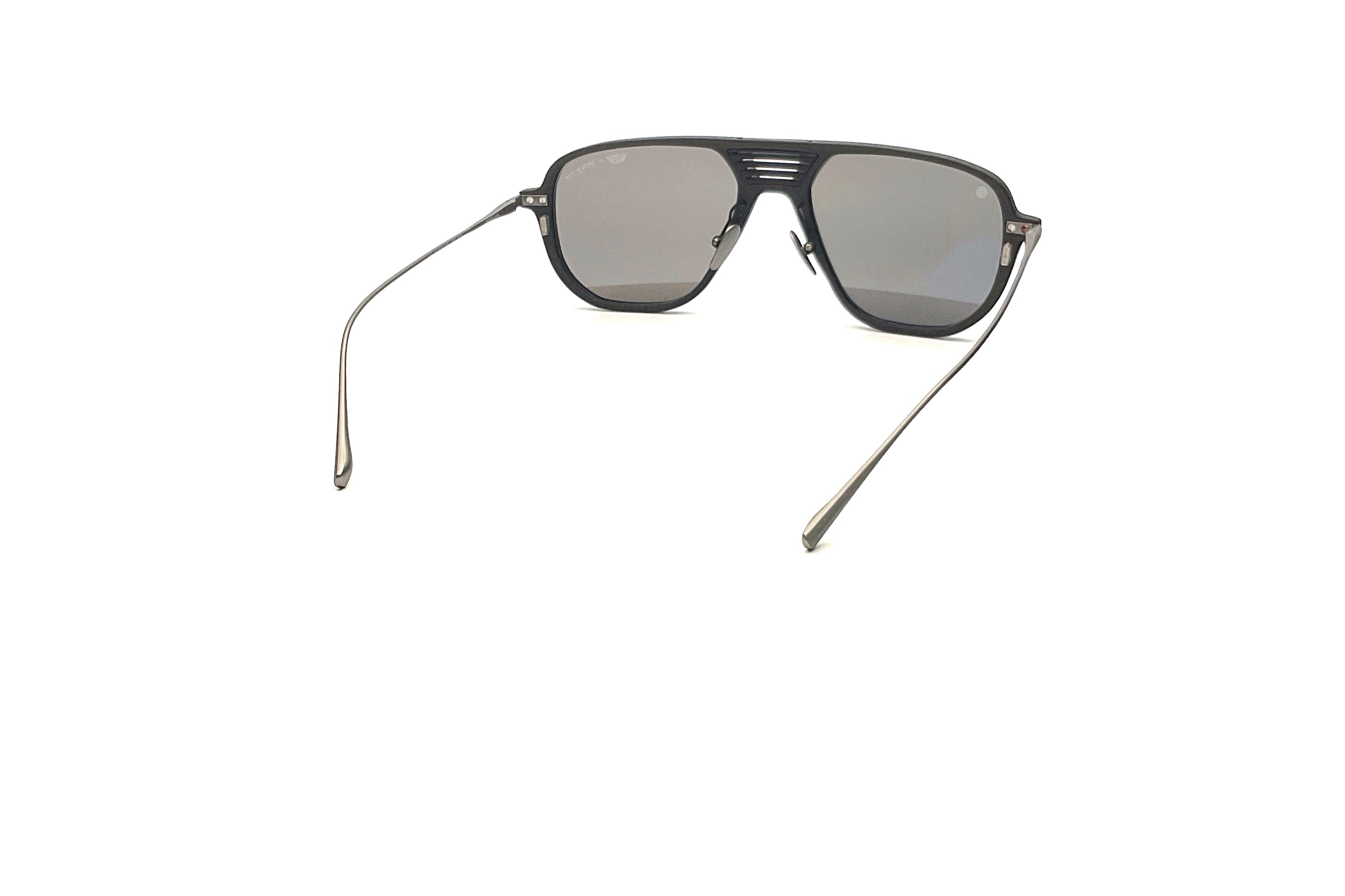 BRETT Eyewear Dennis Sunglasses - Black/Silver Frame for Men & Women - UV Protection, Polarized Lenses for Driving, Outdoor Sports & Fashion
