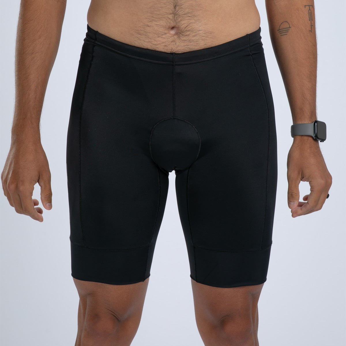 Men's Core Tri 9 Short - Jet Black Running & Training Shorts for Gym, Workout & Active Lifestyle