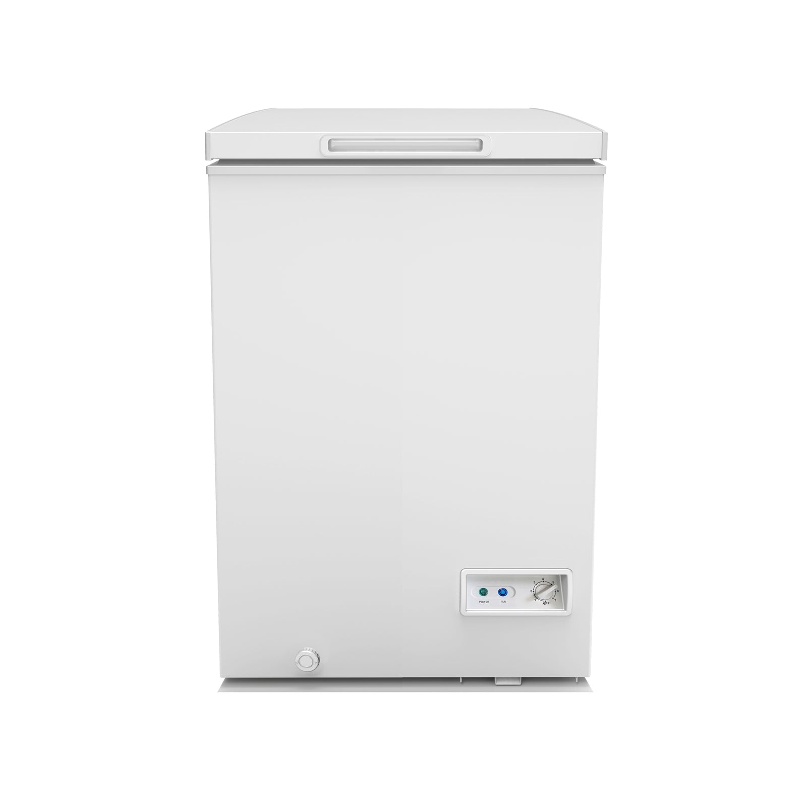 Avanti CF35F0W 3.5 Cu. Ft. Garage Ready Chest Freezer - Compact Deep Freezer for Home, Basement, Garage & Outdoor Use - Energy Efficient Appliance for Frozen Food Storage