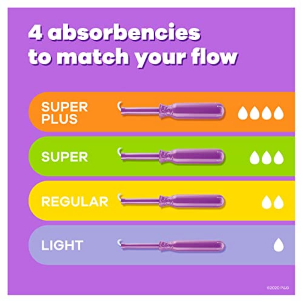 Tampax Radiant Tampons with LeakGuard Braid - Super Absorbency, Unscented, 28 Count x 3 Pack (84 Total) | Comfortable & Reliable Protection for Active Women | Perfect for Sports, Workouts & Daily Use