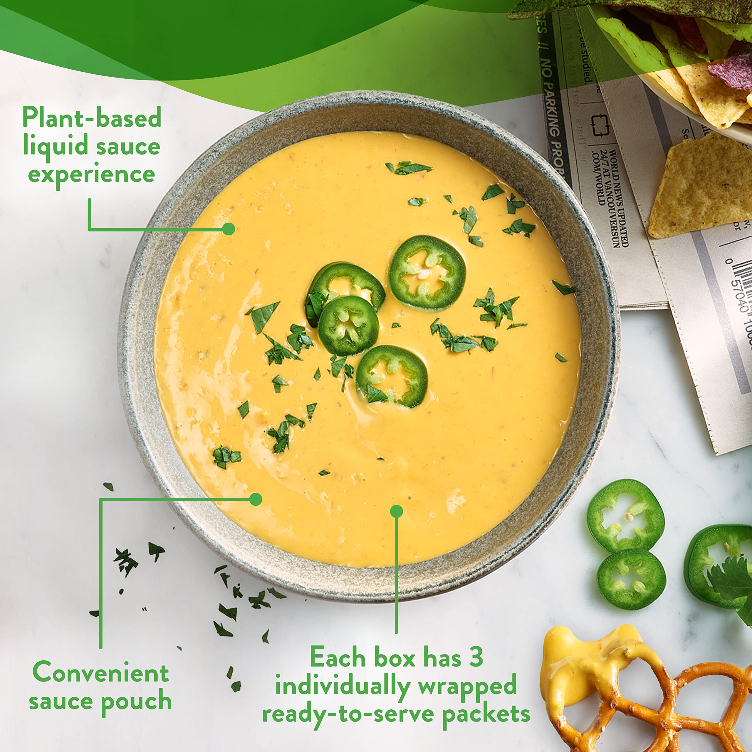 Daiya Alfredo Style Vegan Cheese Sauce - Dairy Free, Gluten Free, Soy Free Pasta Sauce with Rich Cheesy Flavor (Pack of 2) - Perfect for Vegan Fettuccine, Spaghetti, Pizza & Vegetable Dishes