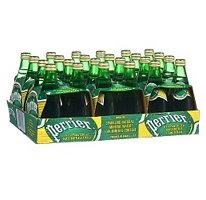 Perrier Sparkling Mineral Water - 11 oz Bottles (24-Pack) | Natural Carbonated Spring Water | Perfect for Parties, Office & Healthy Hydration