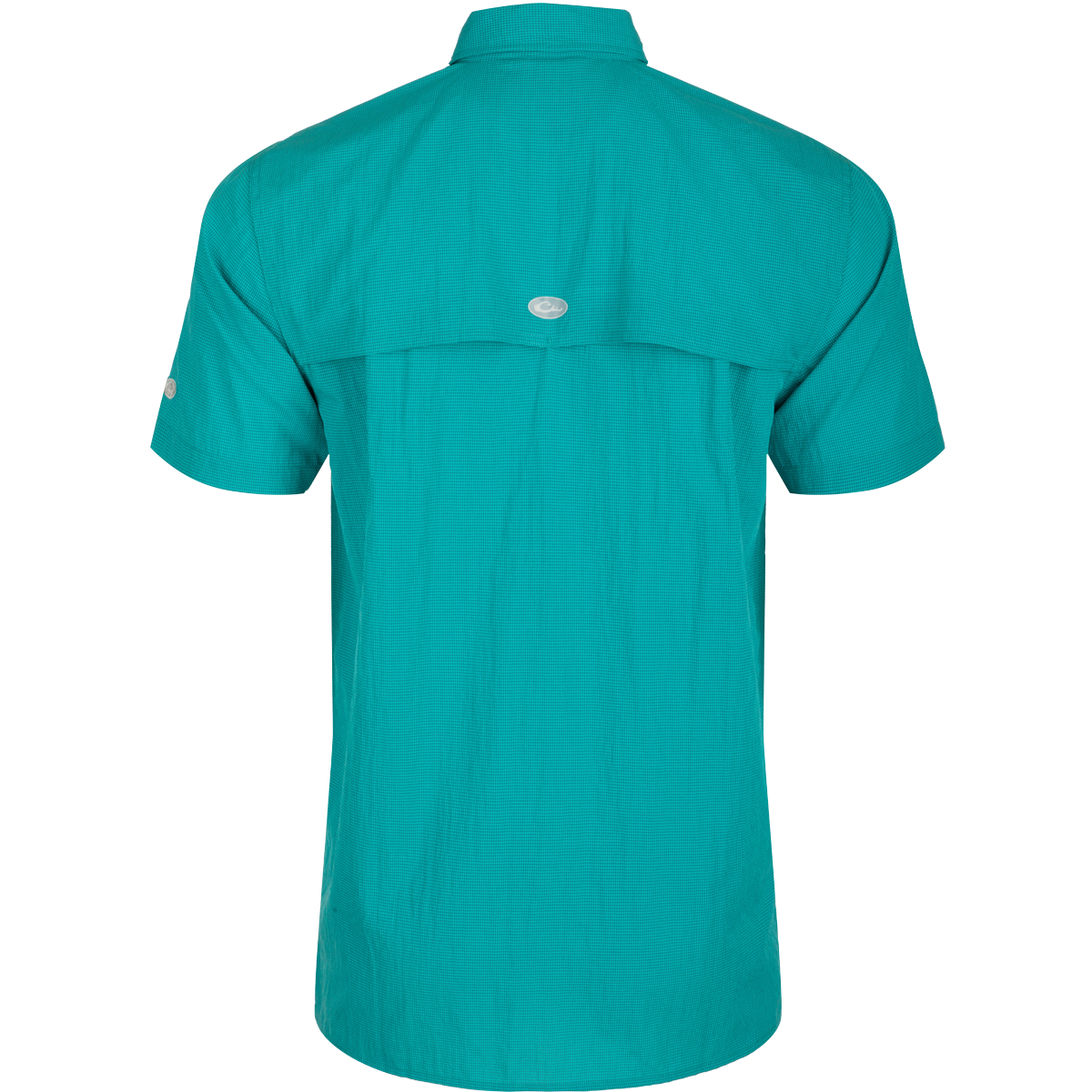 Classic Seersucker Mini-Check Button Down Short Sleeve Shirt for Men - Breathable Summer Casual Wear for Beach, Office & Outdoor Activities