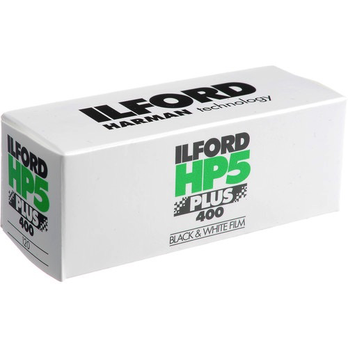 Ilford HP5 Plus Black and White Negative Film - 120 Roll Film for Professional Photography, Street & Portrait Shooting | High ISO 400, Fine Grain, Classic Film Look