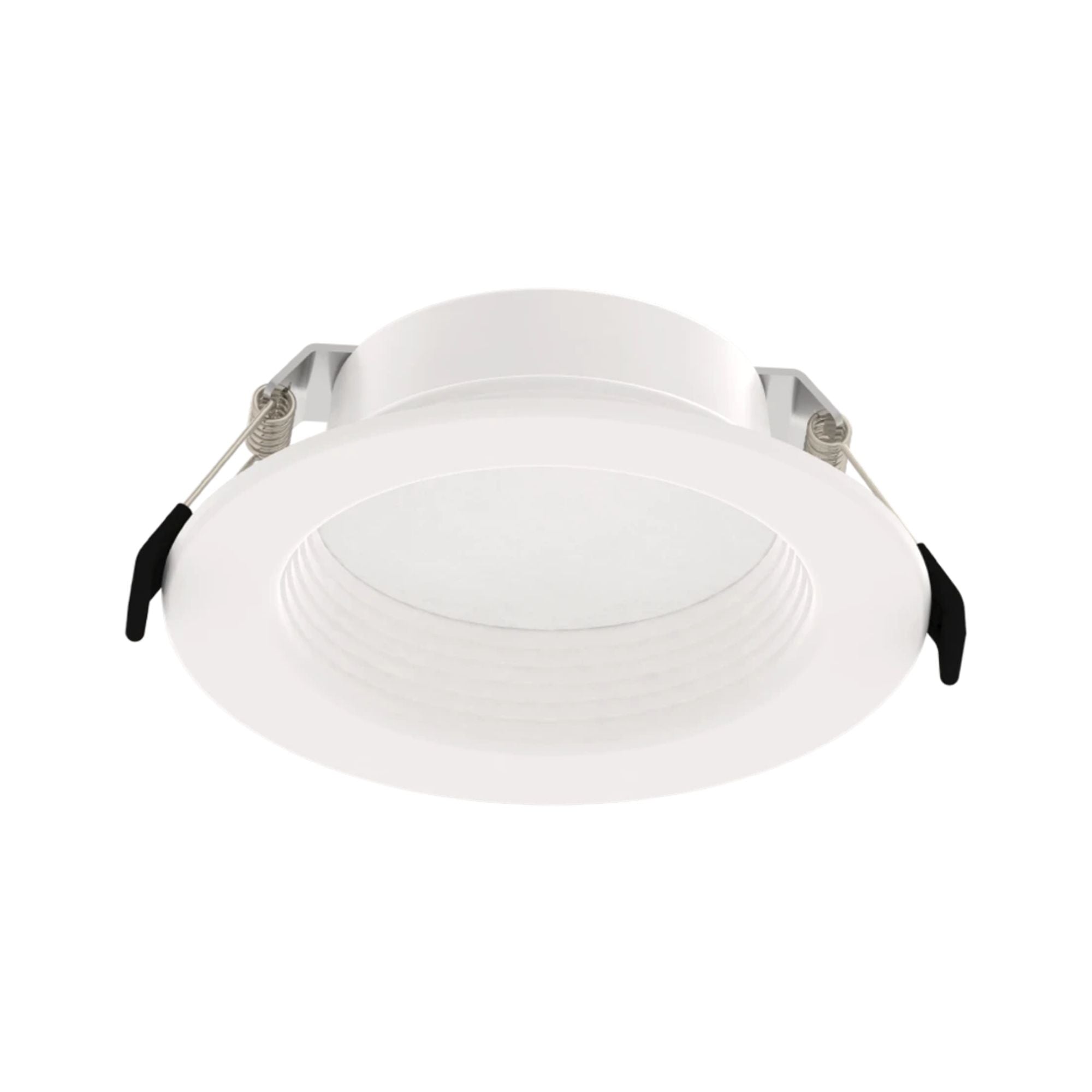 4 Inch Wafer Recessed LED Downlight - 1200 Lumens, 5 CCT Adjustable (2700K-5000K), Deep Regress Baffle Trim - Perfect for Living Room, Kitchen & Bedroom Lighting