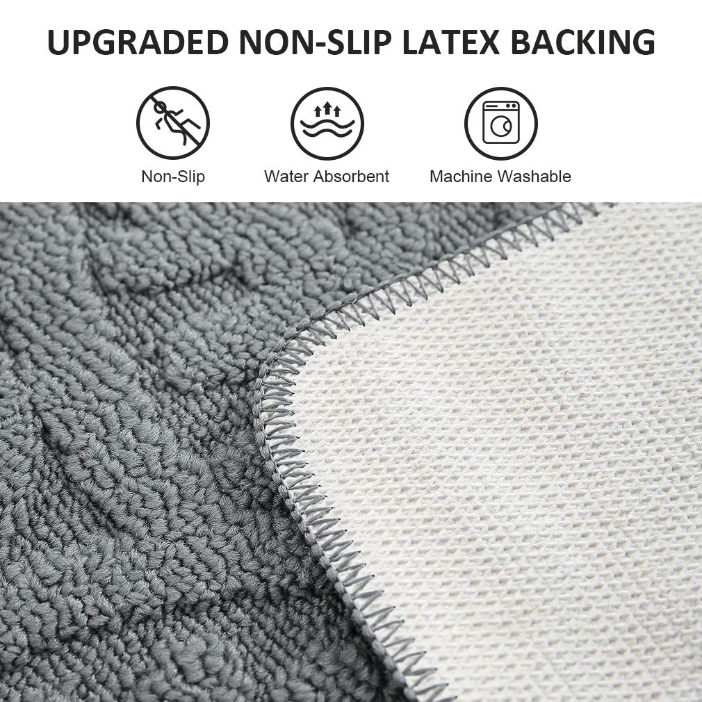 Non-Slip Half Round Kitchen Rug Mat 30