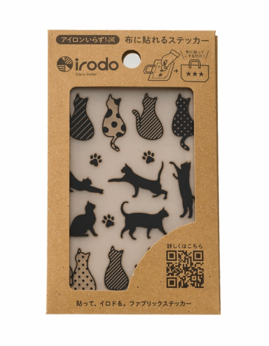 Premium Cat-Themed Fabric Sticker Set - 50PCS Cute Kitty Decals for DIY Crafts, Scrapbooking & Home Decor - Washable Iron-On Patches for Clothing, Bags & Accessories - Perfect for Cat Lovers & Gift Giving