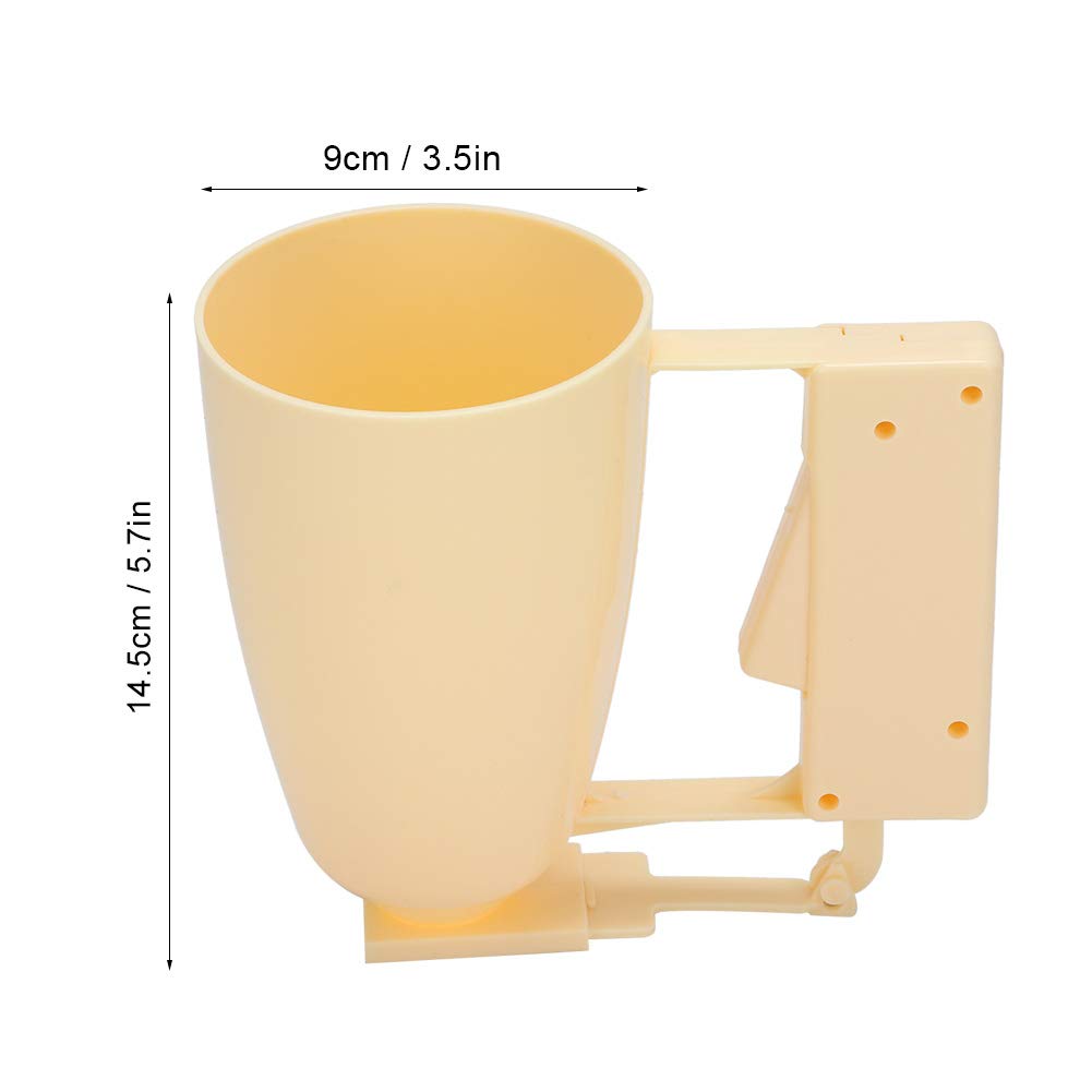 Plastic Batter Dispenser for Cupcakes & Pancakes - Squeeze Handle Kitchen Funnel Tool for Waffles, Octopus Balls & Baking | Perfect for Home Bakeries, Breakfast Prep & Party Cooking