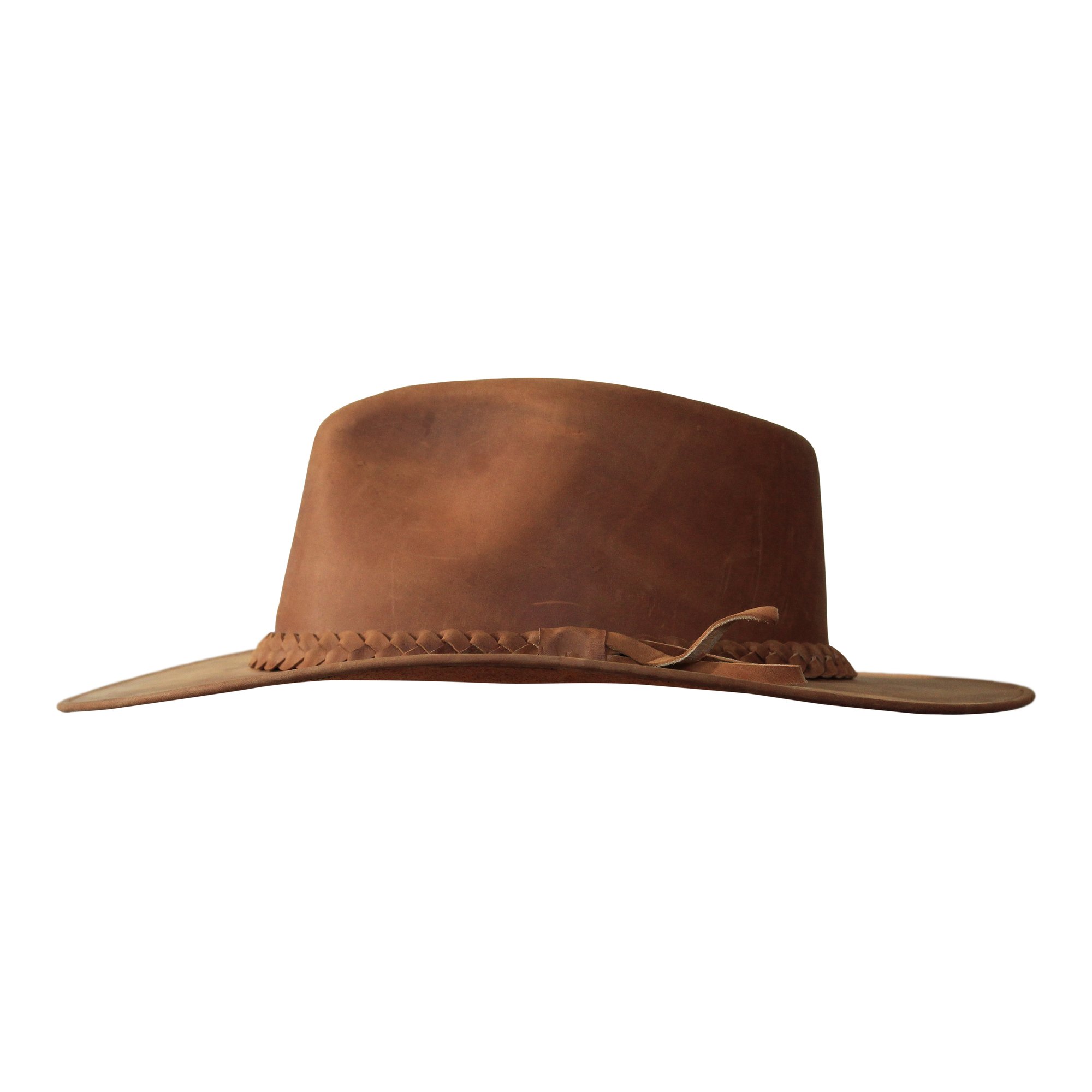 Borges & Scott Premium Leather Fedora Hat for Men & Women - Waterproof Wide Brim Fedora with Adjustable Band - Perfect for Outdoor Events, Travel & Fashion