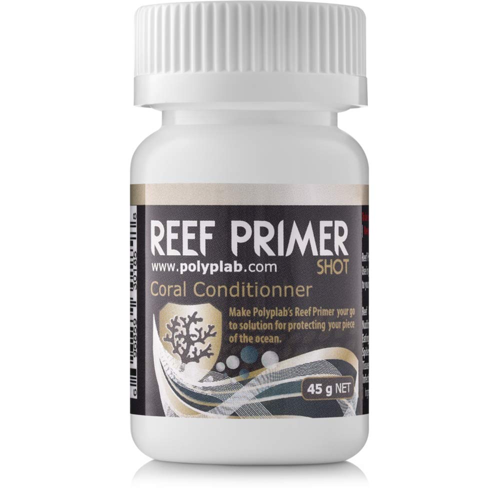 Reef Primer Shot Coral Dip 45g - Saltwater Aquarium Coral Treatment for Healthy Marine Life | Perfect for Coral Acclimation & Quarantine in Reef Tanks