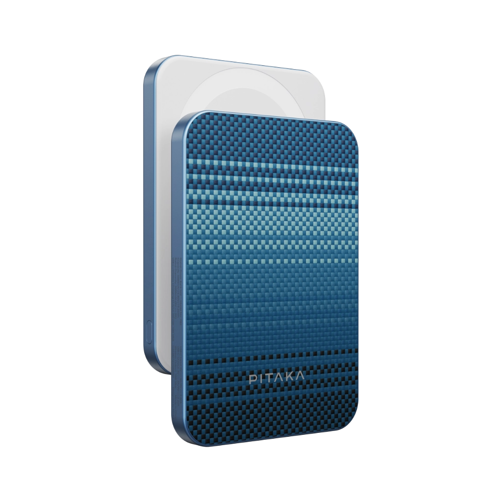 Ultra-Thin Aramid Fiber Magnetic Power Bank 10000mAh - Portable Charger for iPhone 15/14/13, Samsung Galaxy, AirPods - Perfect for Travel, Outdoor Adventures & Daily Commute