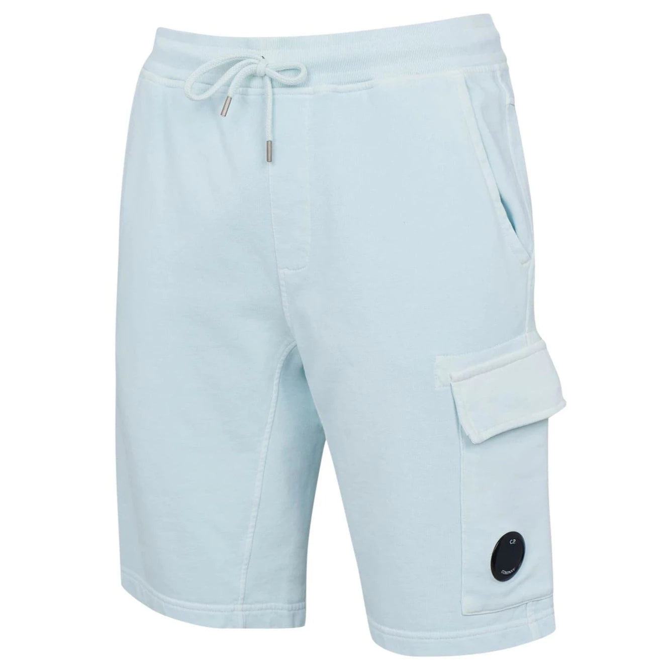 CP Company Pastel Lens Sweatshorts - Men's Casual Athletic Shorts with Colorful Lens for Running, Gym & Summer Outfits