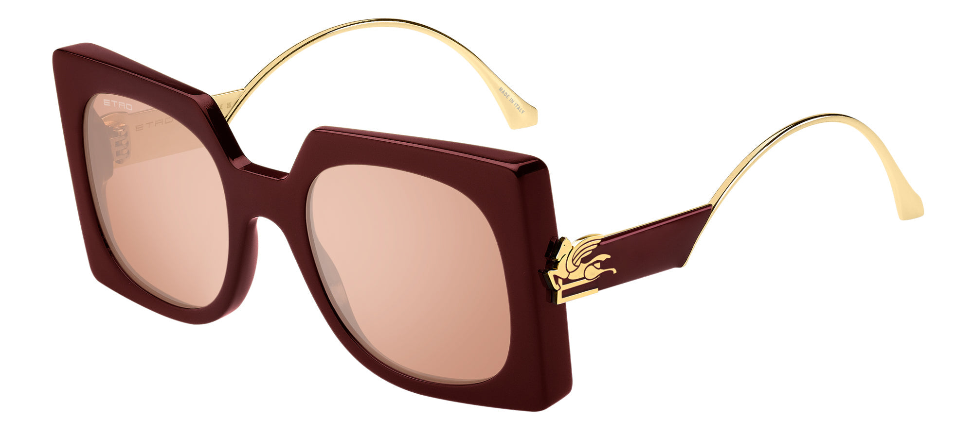 Burgundy/Pink Mirror