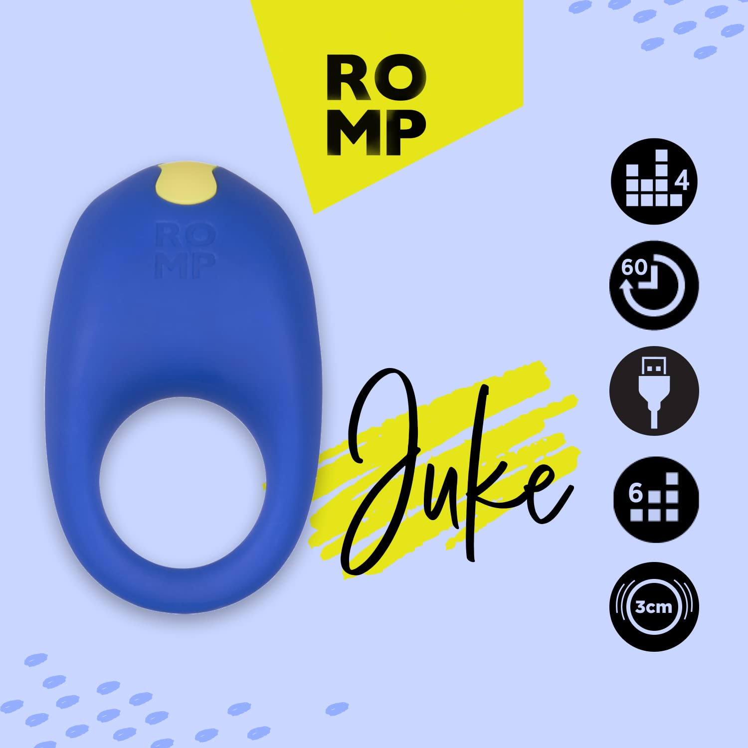 ROMP Pleasure Kit Sex Toy Set - 3X Vibrator for Women & Couples, Clit Stimulator, Personal Wand Massager, Vibrating Cock Ring for Men | Waterproof Adult Toys | Perfect for Couples Play, Solo Pleasure & Romantic Gifts