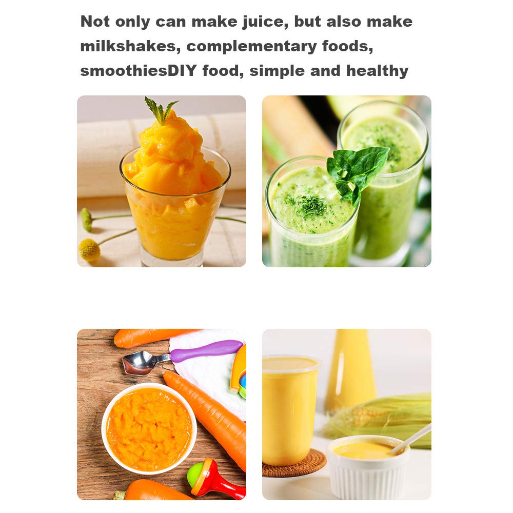 Portable USB Rechargeable Cordless Blender - 320ml BPA-Free Tritan Personal Smoothie Maker, Mini Juicer Cup for Fruits, Vegetables & Protein Shakes | Perfect for Home, Office, Gym, Travel & Outdoor Activities | Waterproof & Lightweight (Grey)