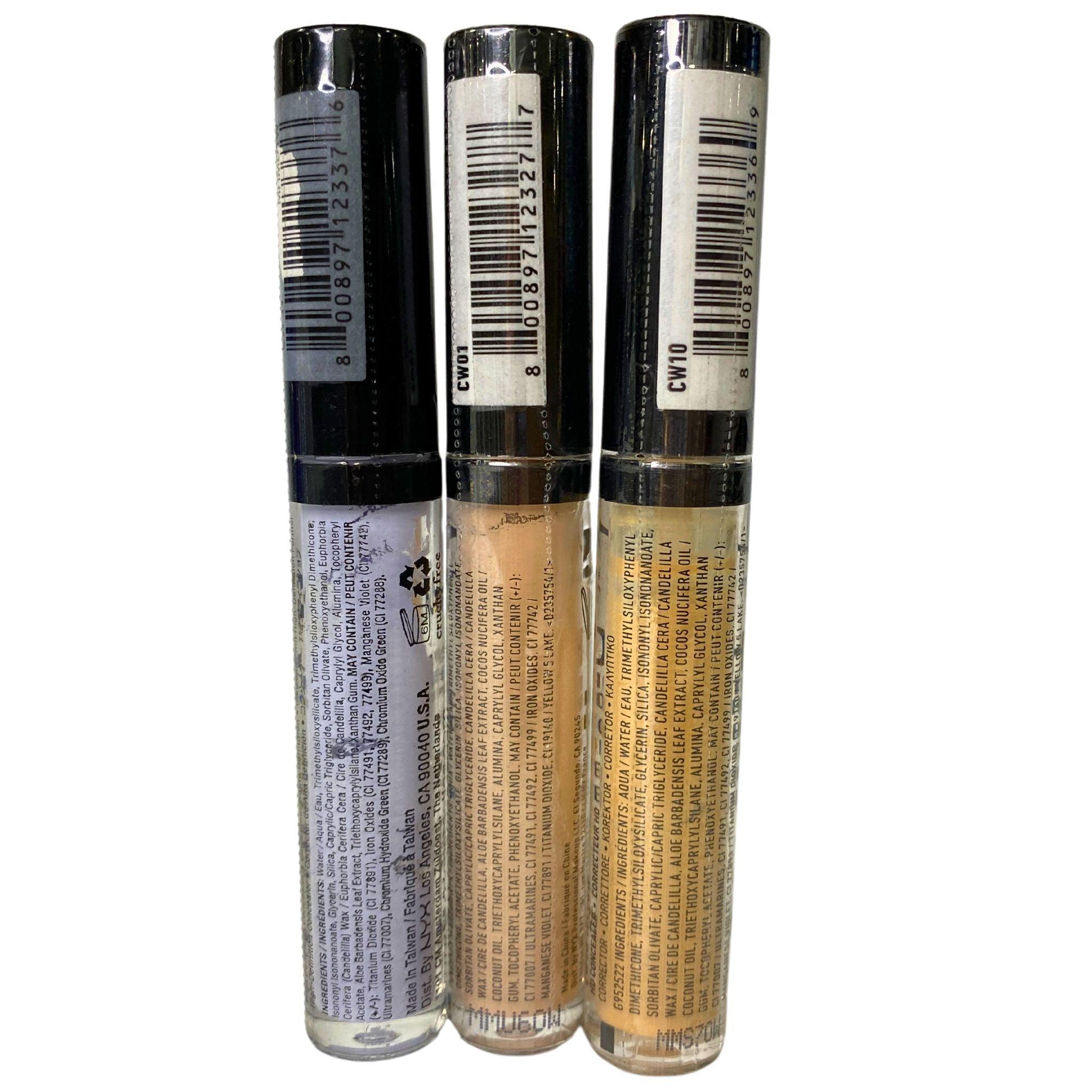 NYX HD Studio Photogenic Concealer 0.11oz (75 Pcs Bulk) - Full Coverage Liquid Concealer for Dark Circles, Blemishes & Imperfections - Perfect for Makeup Artists, Beauty Salons & Professional Use