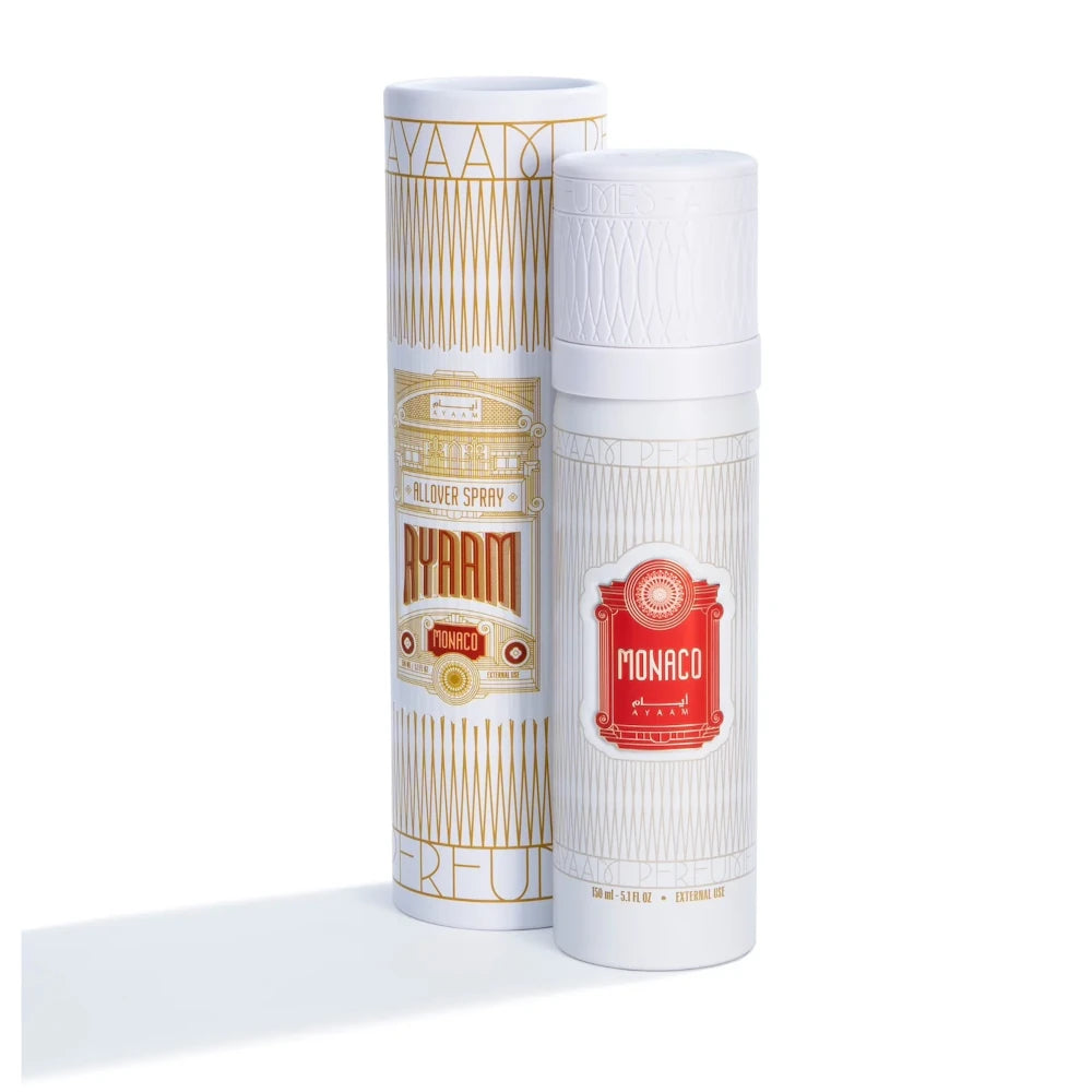 Monaco All Over Body Spray 150ml | Refreshing Fragrance for Men & Women | Perfect for Gym, Travel & Everyday Use