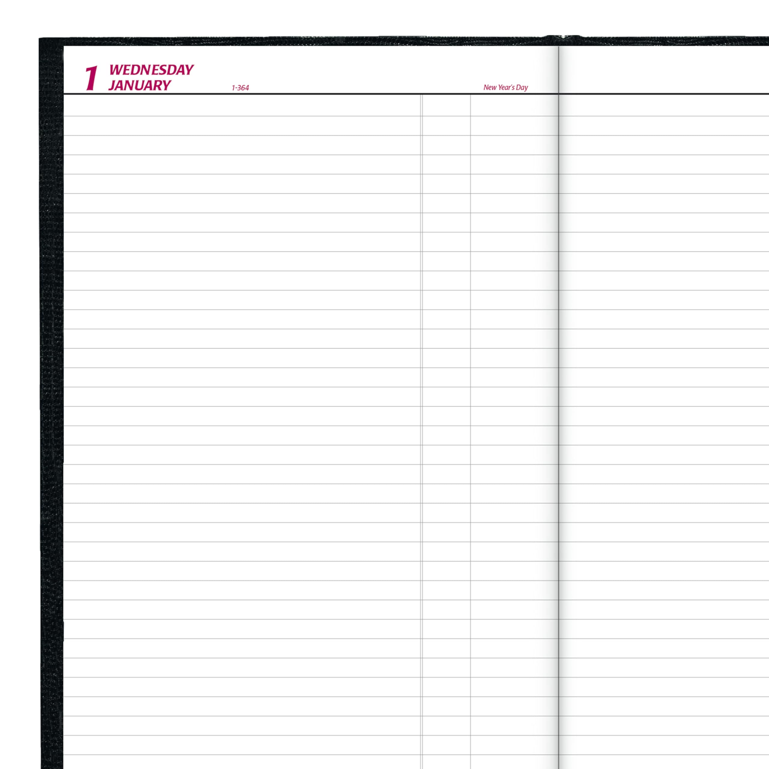 Brownline® 2025 Daily Planner - 12 Month Undated Calendar Journal (January to December) - 13.375